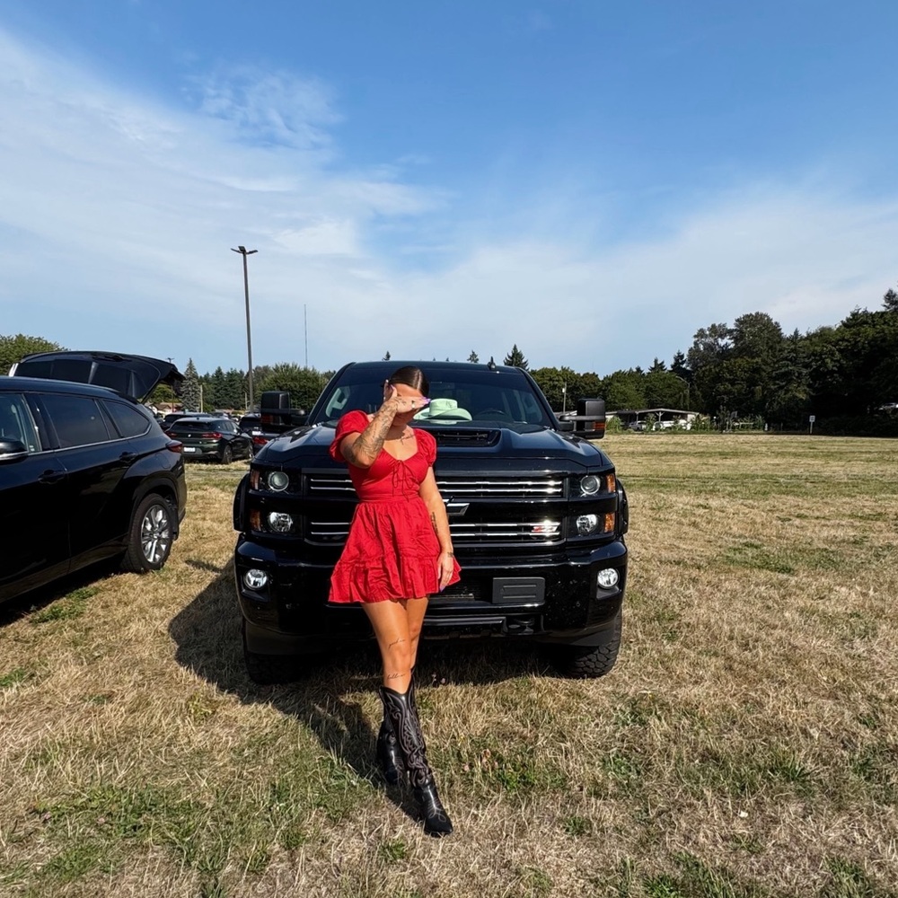 Black Western Cowboy Boots with Embroidered Design